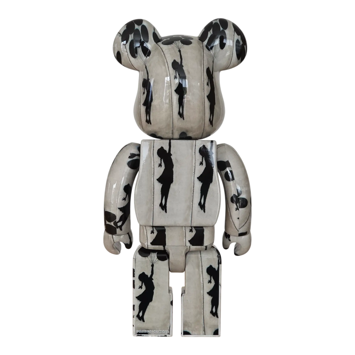 Bearbrick Brandalism "Flying Balloons Girl" 100%+400% Rückseite