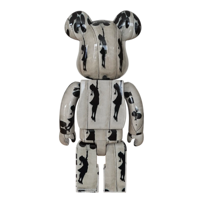 Bearbrick Brandalism "Flying Balloons Girl" 100%+400% Rückseite