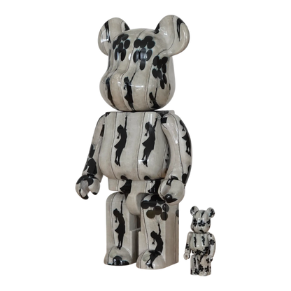 Bearbrick Brandalism "Flying Balloons Girl" 100%+400% schräg