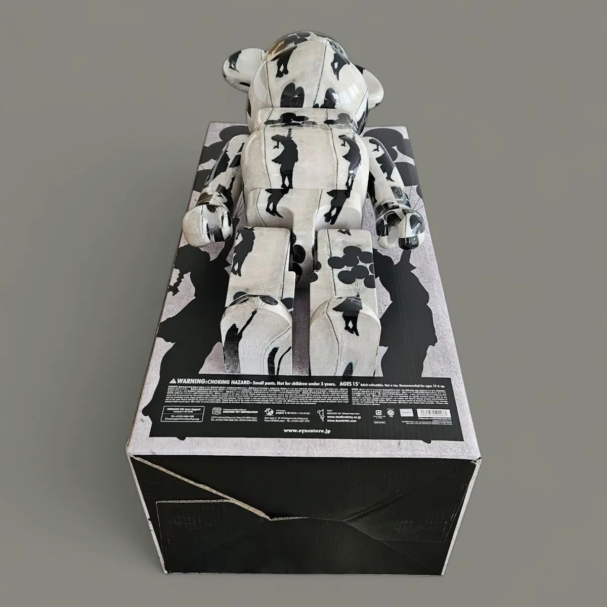 Bearbrick Brandalism "Flying Balloons Girl" 1000% Echtheitsmerkmale