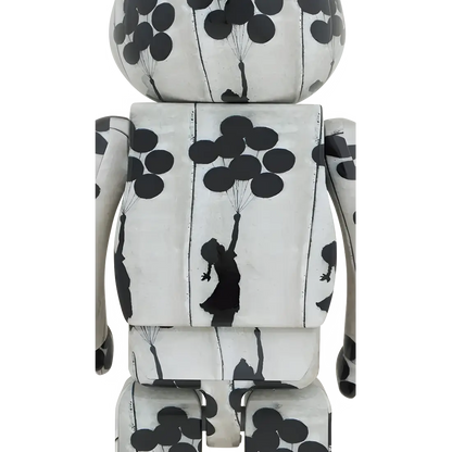 Bearbrick Brandalism "Flying Balloons Girl" 1000% Herstellerbild 2