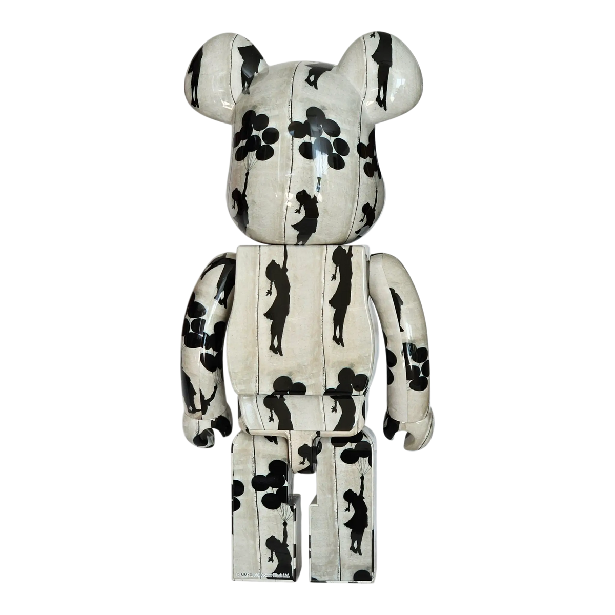 Bearbrick Brandalism "Flying Balloons Girl" 1000% Rückseite