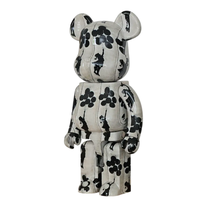 Bearbrick Brandalism "Flying Balloons Girl" 1000% schräg
