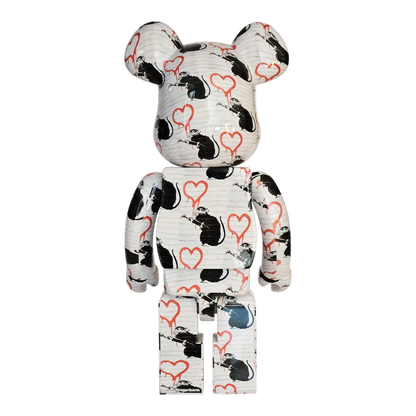 Bearbrick Brandalism "Love Rat" 1000% Rückseite