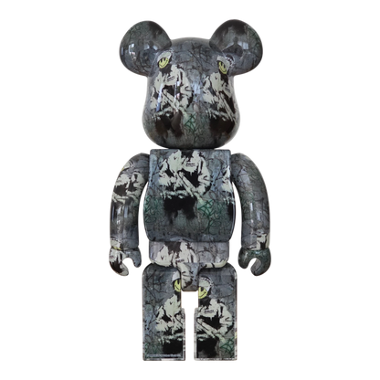 Bearbrick Brandalism "Riot Cop" 100%+400% Rückseite