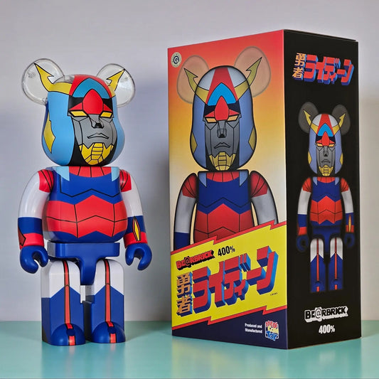 Bearbrick Brave Raideen [Yūsha Raideen] 400% mit Verpackung