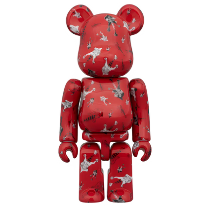 Bearbrick BUCK∞TICK Hisashi Imai Red Version 100%+400% Herstellerbild 2