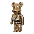 BE@RBRICK C-3PO Gold Chrome Version [The Rise of Skywalker] (1000%)