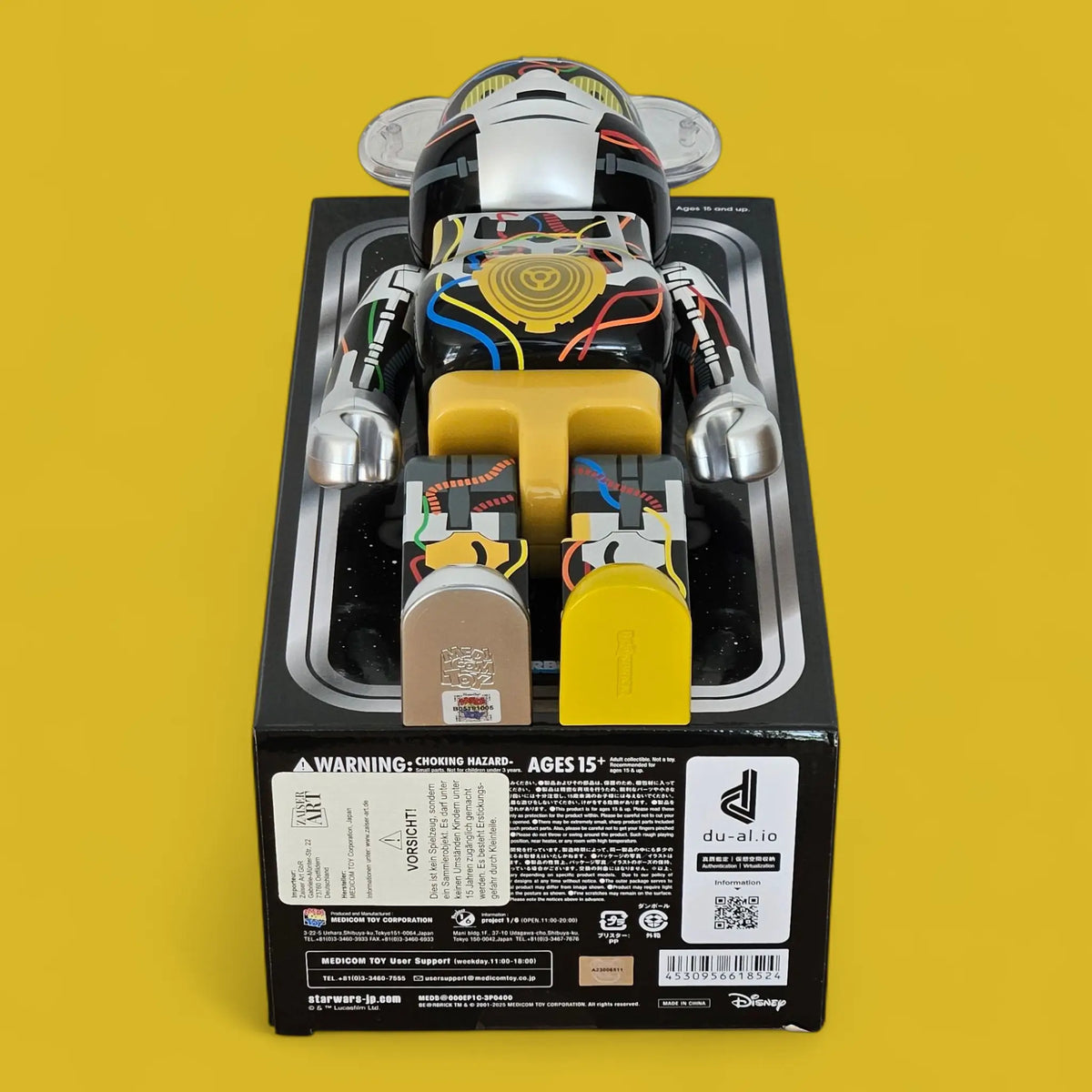 Bearbrick C-3PO [The Phantom Menace Version] 400% Echtheitsmerkmale