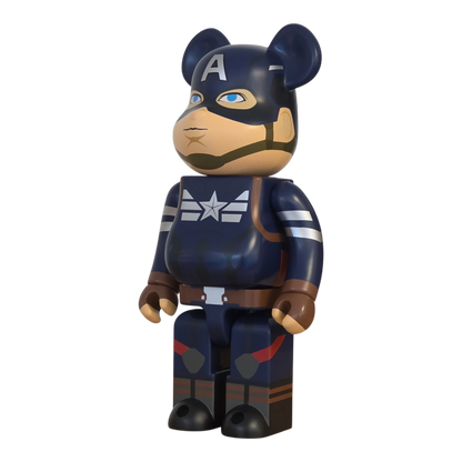 Bearbrick Captain America Winter Soldier Version [The Infinity Saga] 400% schräg