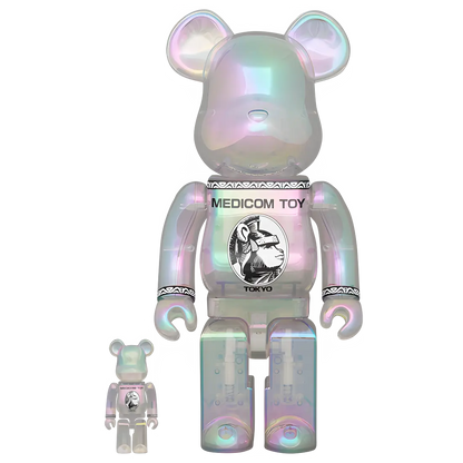 Bearbrick Centurion Clear Chrome Version 100%+400% Herstellerbild 1