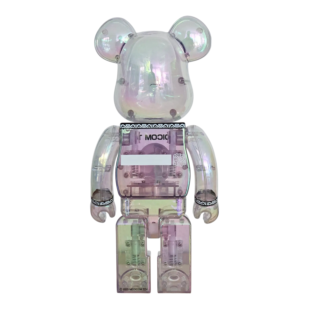 Bearbrick Centurion Clear Chrome Version 100%+400% Rückseite