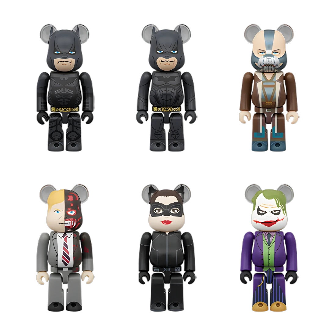 Bearbrick Chase Batman: The Dark Knight Trilogy 12er-Karton 100% Bild