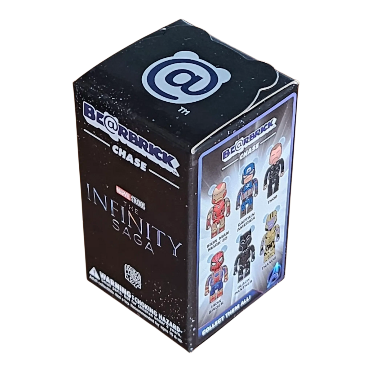 Bearbrick Chase MARVEL Infinity Saga 100% Blindbox schräg