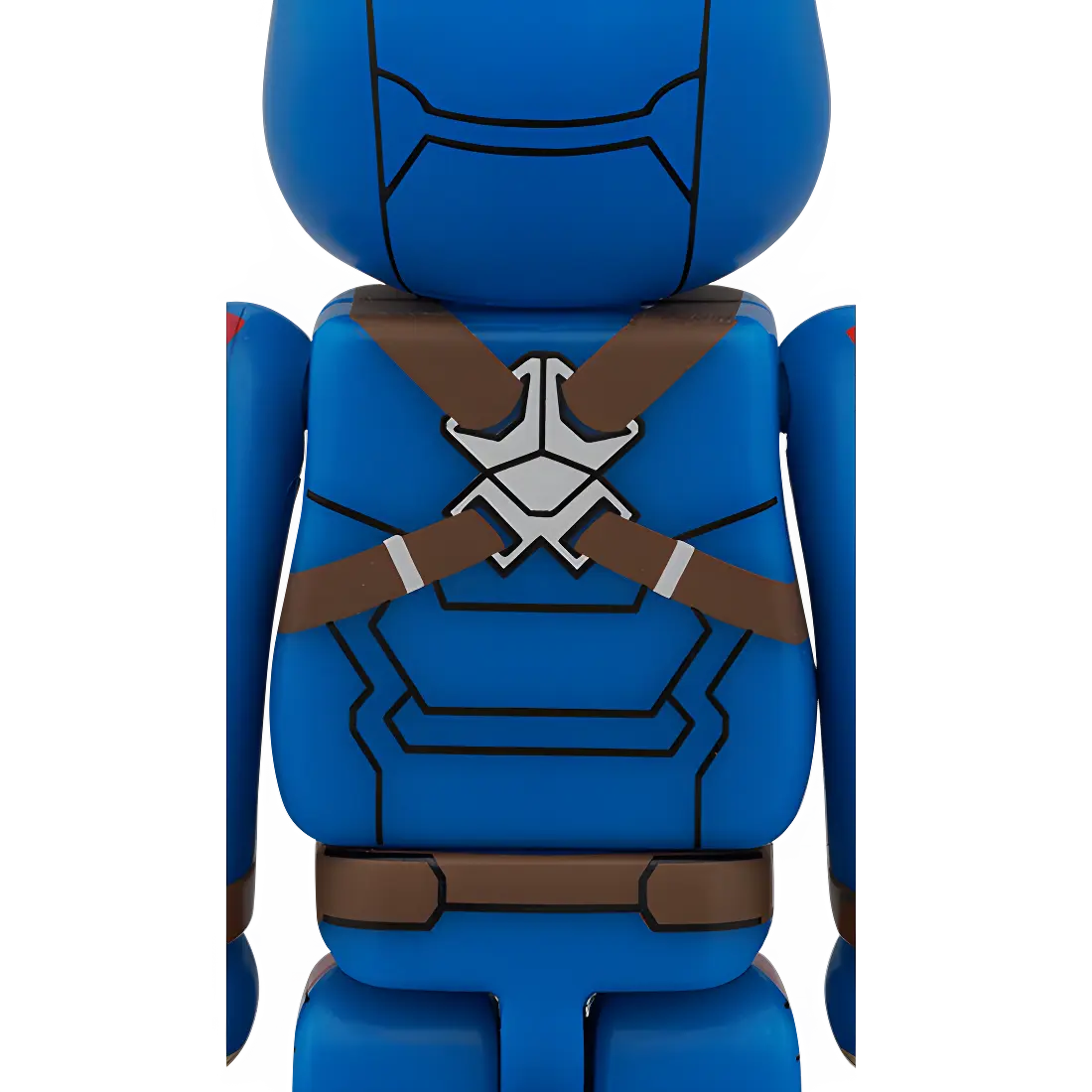 Bearbrick Chase MARVEL Infinity Saga Captain America 100% Rückseite