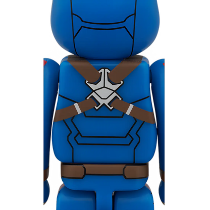 Bearbrick Chase MARVEL Infinity Saga Captain America 100% Rückseite