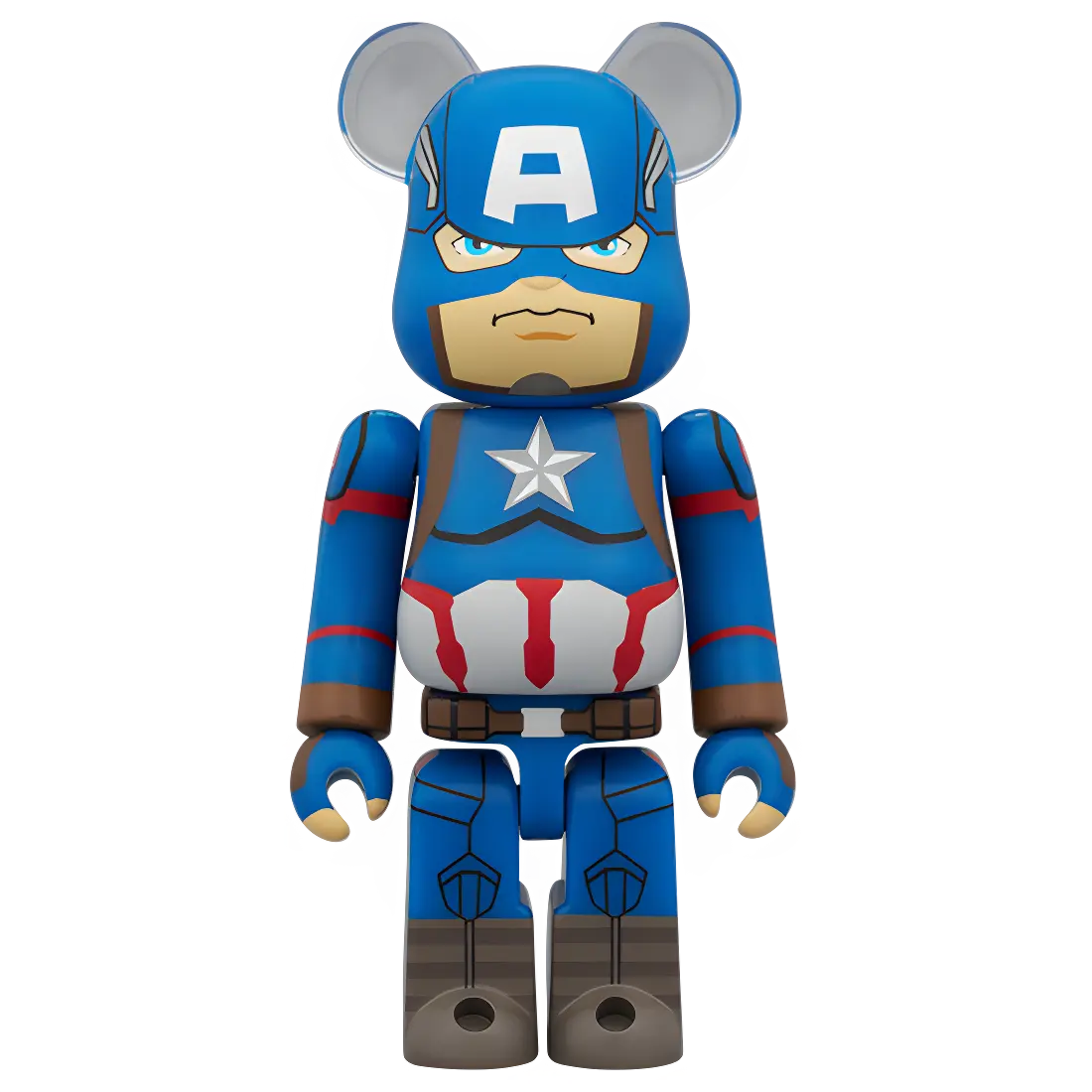 Bearbrick Chase MARVEL Infinity Saga Captain America 100% Vorderseite