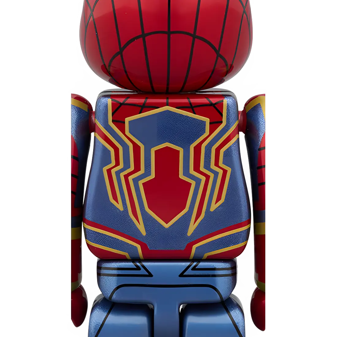 Bearbrick Chase MARVEL Infinity Saga Iron Spider 100% Rückseite
