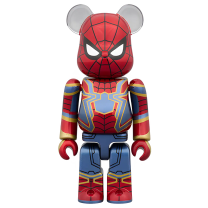 Bearbrick Chase MARVEL Infinity Saga Iron Spider 100% Vorderseite