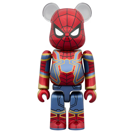 Bearbrick Chase MARVEL Infinity Saga Iron Spider 100% Vorderseite