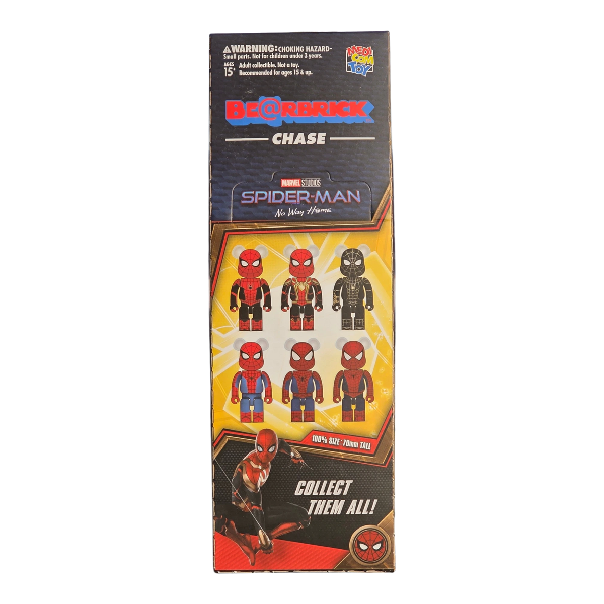 Bearbrick Chase Spider-Man: No Way Home 12er-Karton 100% Deckel