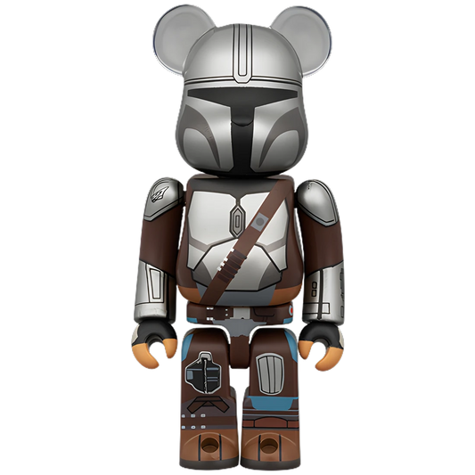 Bearbrick Chase Star Wars Series 2 – The Mandalorian Beskar Armor 100% Herstellerbild 1
