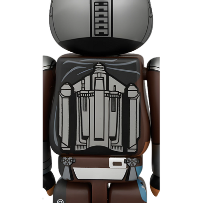 Bearbrick Chase Star Wars Series 2 – The Mandalorian Beskar Armor 100% Herstellerbild 2