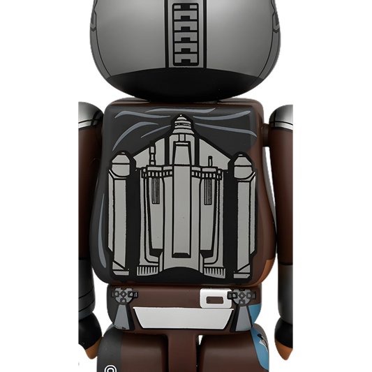 Bearbrick Chase Star Wars Series 2 – The Mandalorian Beskar Armor 100% Herstellerbild 2