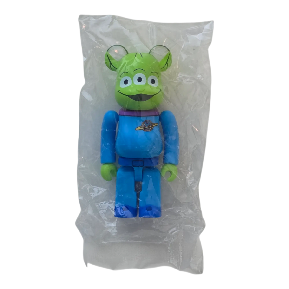 Bearbrick Chase Toy Story Alien 100% in Folie 1
