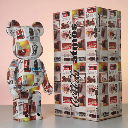 Bearbrick Coca-Cola × atmos Type-5 1000% mit Verpackung