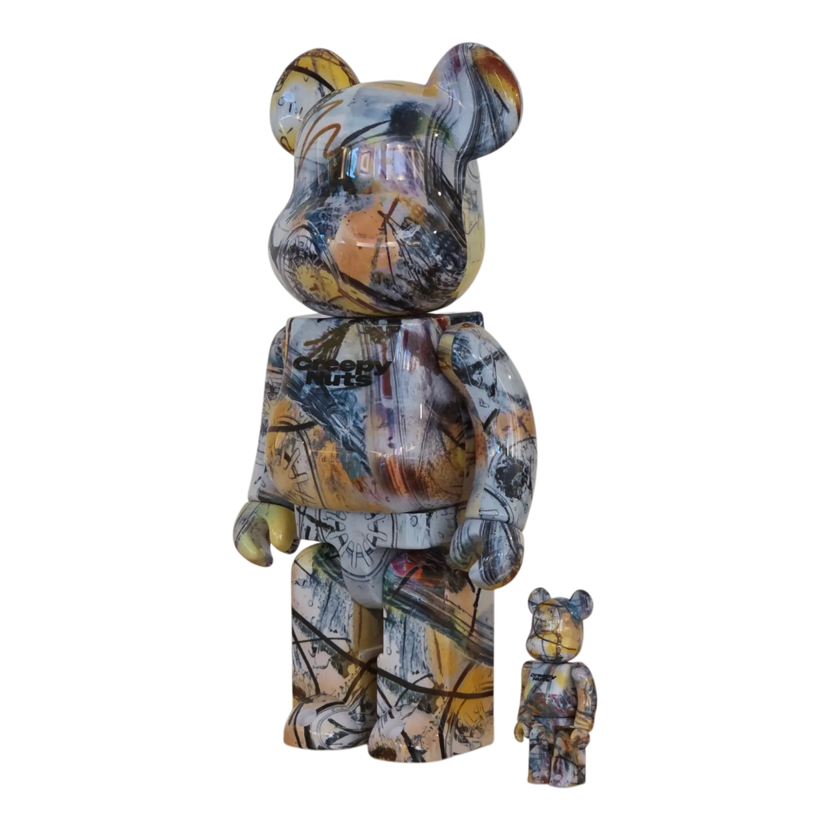 Bearbrick Creepy Nuts 100%+400% schräg