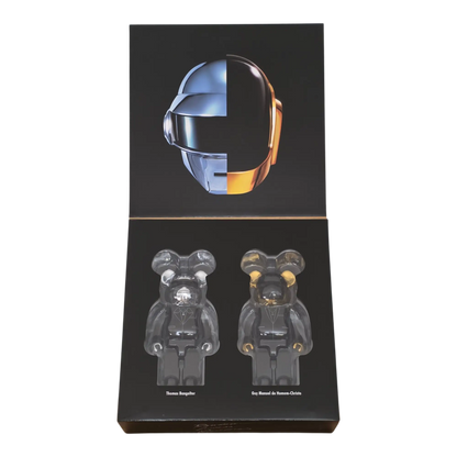 Bearbrick Daft Punk Random Access Memories Version 2er-Set 400% aufgeklappt
