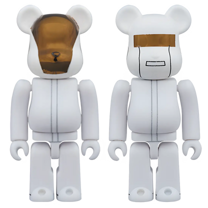 Bearbrick Daft Punk White Suits Version 2er-Set 100% Herstellerbild
