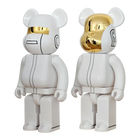 BE@RBRICK Daft Punk White Suits Version Set of 2 (400%)