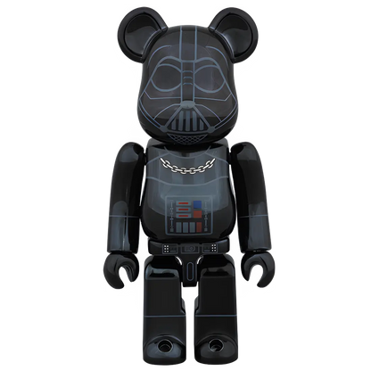 Bearbrick Darth Vader Chrome Version 100% Herstellerbild