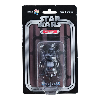 Bearbrick Darth Vader Chrome Version 100% in der Verpackung