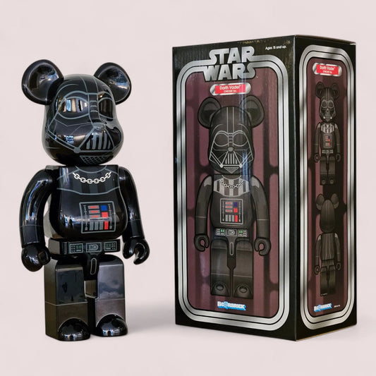 Bearbrick Darth Vader Chrome Version 400% mit Verpackung