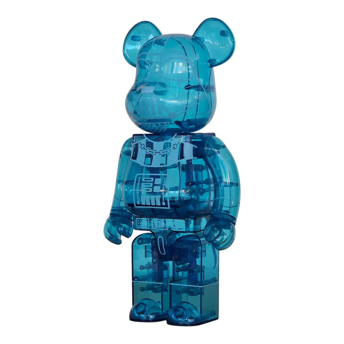 Bearbrick Darth Vader Holographic Version 400% schräg