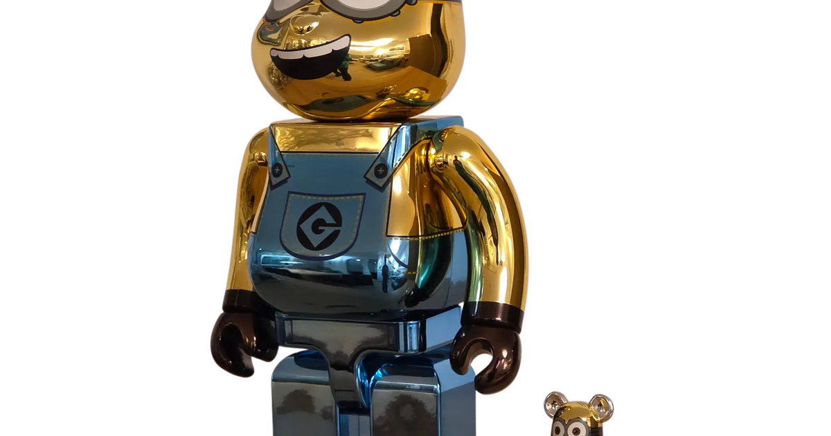 BE@RBRICK Dave Chrome Version 100%+400% | MyBearBrick.de