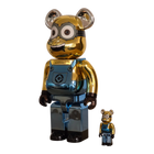 BE@RBRICK Dave Chrome Version [Minions] (100%+400%)