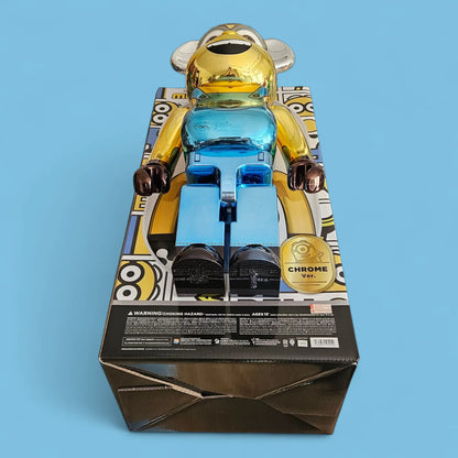 Bearbrick Dave Chrome Version [Minions] 1000% Echtheitsmerkmale