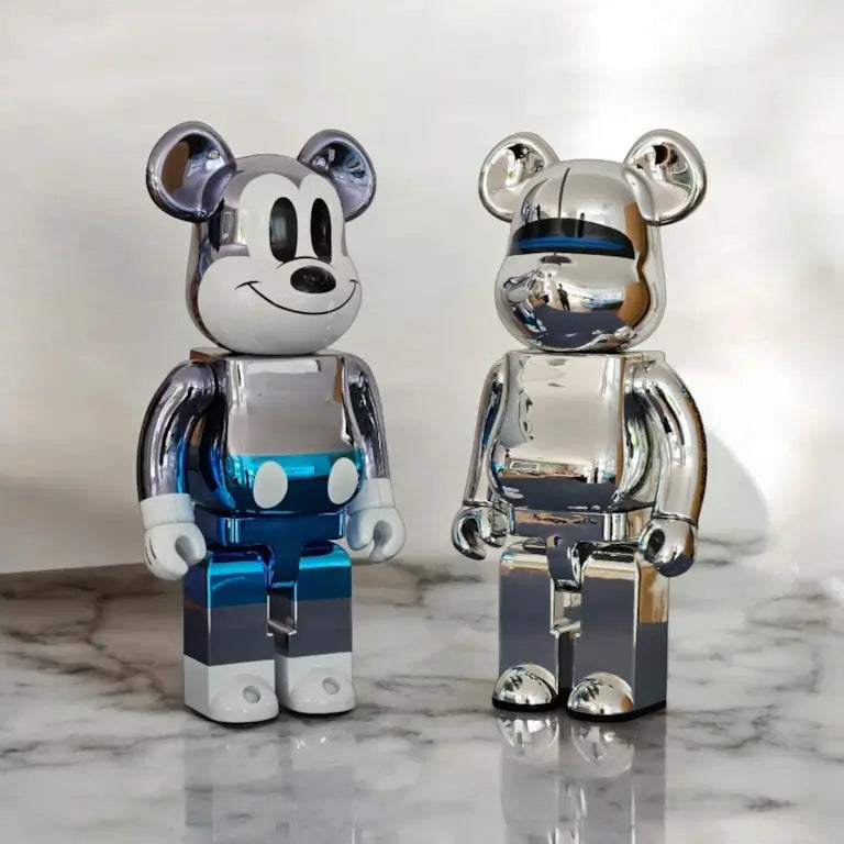 BE@RBRICK Chrome Edition – Figuren mit spiegelnder Chrom-Oberfläche