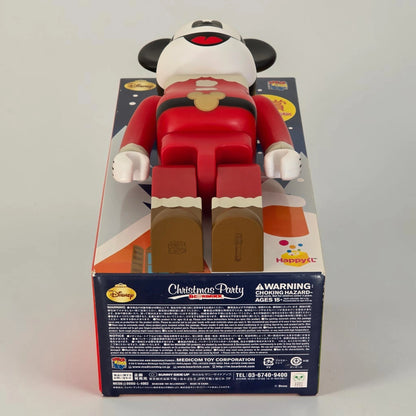 Bearbrick Disney Christmas Party SP Mickey Mouse Santa Version 400% Echtheitsmerkmale
