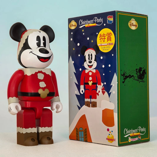 Bearbrick Disney Christmas Party SP Mickey Mouse Santa Version 400% mit Verpackung