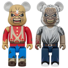 BE@RBRICK Eddie 2-Pack [Iron Maiden] (400%)