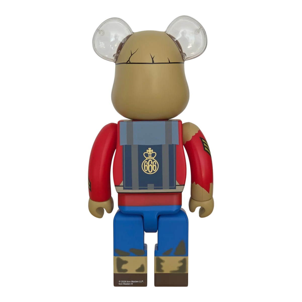 Bearbrick Eddie "The Trooper" [Iron Maiden] 400% Rückseite