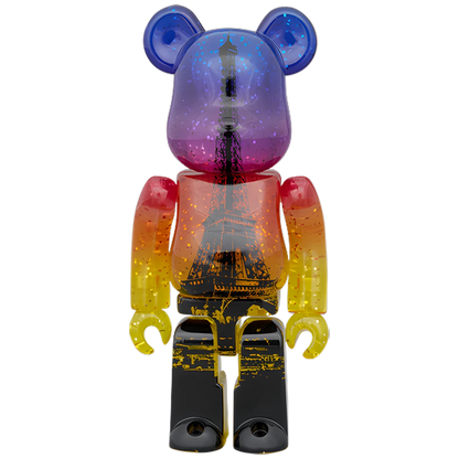 Bearbrick Eiffel Tower Twilight Version 100%+400% Herstellerbild 2