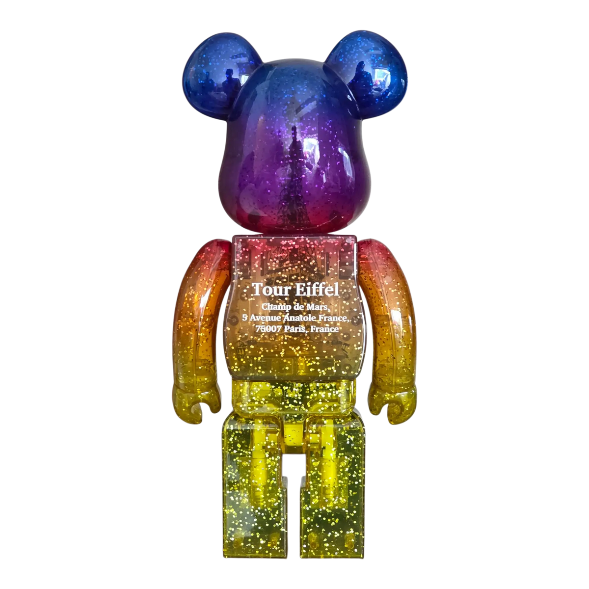 Bearbrick Eiffel Tower Twilight Version 100%+400% Rückseite