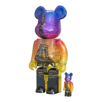 Bearbrick Eiffel Tower Twilight Version 100%+400% schräg