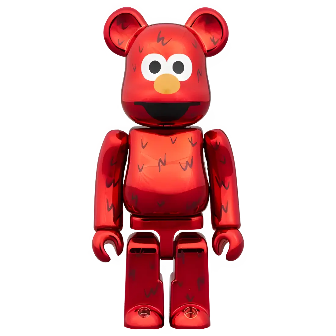 Bearbrick Elmo Chrome Version [Sesame Street] 100%+400% Herstellerbild 2